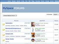 Photographie - Comment utiliser les forums de myspace