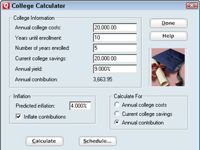 Photographie - Comment utiliser Quicken le calculateur des coûts de collège de 2010