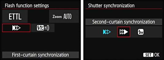 Photographie - Comment utiliser la synchronisation second rideau sur votre EOS 6d canon