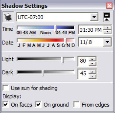 Photographie - Comment utiliser des ombres dans Google SketchUp 8