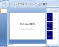 Comment utiliser des diapositives d'une autre présentation PowerPoint 2007