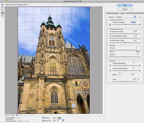 Photographie - Comment utiliser le filtre de correction de lentille dans Photoshop CS6