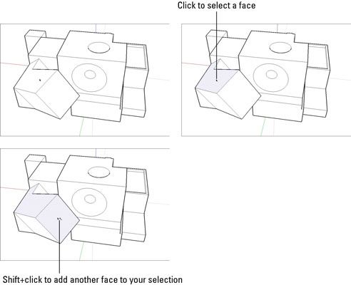 Photographie - Comment utiliser l'outil de sélection dans google sketchup 8