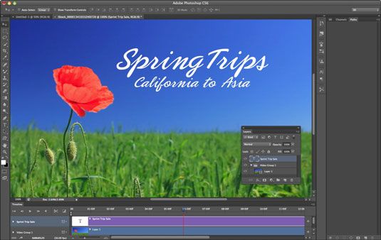 Comment utiliser des calques vidéo de Photoshop CS6