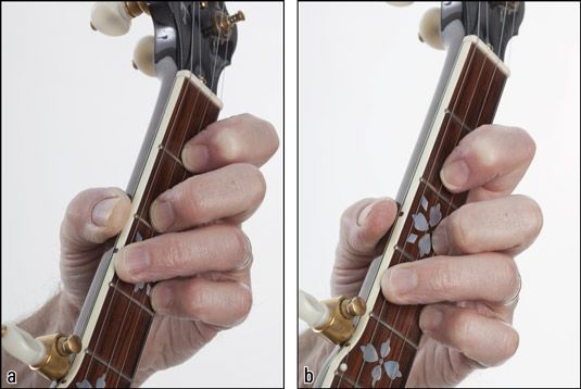 Photographie - Comment vamp avec des formes F et D sur le banjo bluegrass
