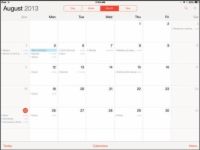 Comment faire pour afficher votre calendrier sur votre iPad