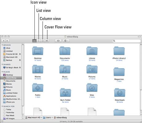 Photographie - Comment consulter vos dossiers de Mac sous forme d'icônes ou de colonnes