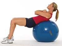 Comment travailler vos obliques sur un ballon d'exercice