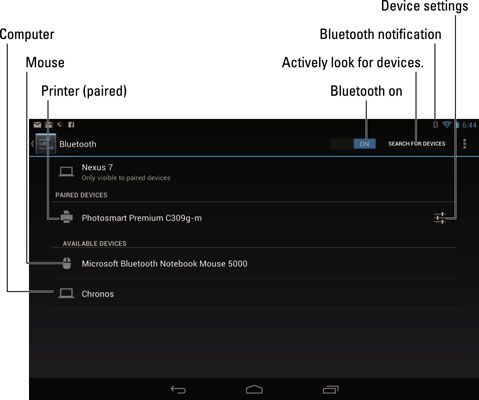 Photographie - Comment utiliser le Bluetooth sur votre Nexus 7