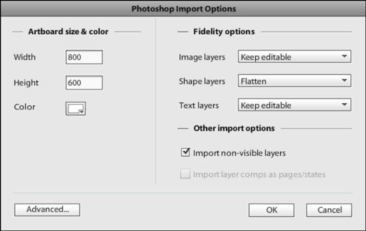 Photographie - Importer des fichiers Photoshop ou Illustrator CS5 en catalyseur de flash