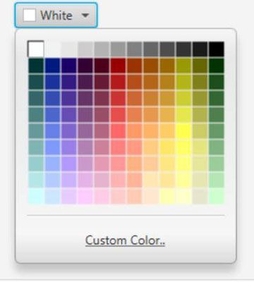 Un sélecteur de couleur dans JavaFX.