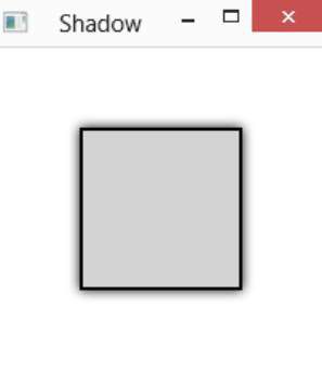 Photographie - JavaFX: comment ajouter des ombres