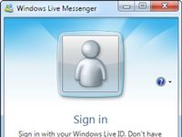 Photographie - Lancement fenêtres Live Messenger pour la première fois dans Windows 7