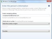 Lancement fenêtres Live Messenger pour la première fois dans Windows 7