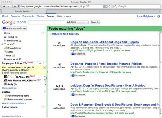 Photographie - Localisation site Drupal flux RSS avec Google Reader