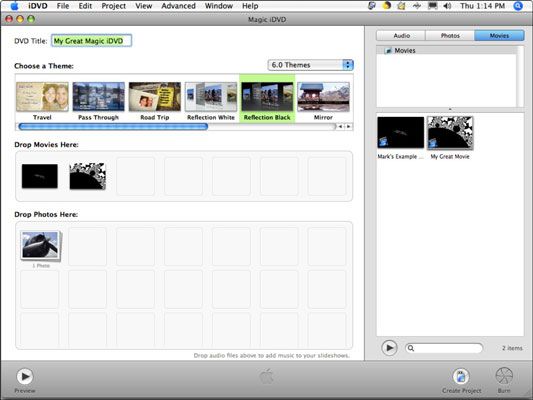 Photographie - Magic iDVD offre un contrôle sur la création de dvd