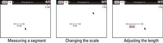 Photographie - Mesurer la longueur et de personnaliser l'échelle sur la TI-Nspire