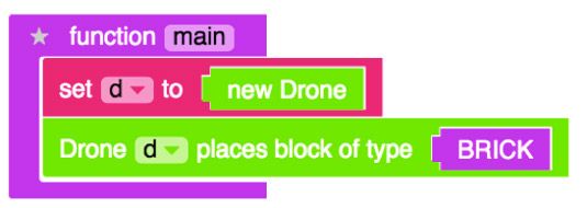 Le code que vous utilisez votre drone dit quoi faire.
