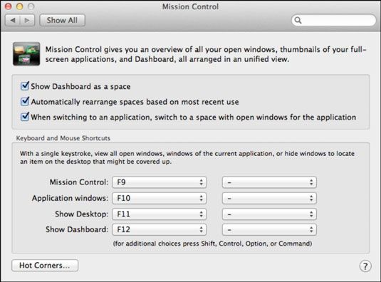 Photographie - Les préférences de contrôle de mission de votre MacBook