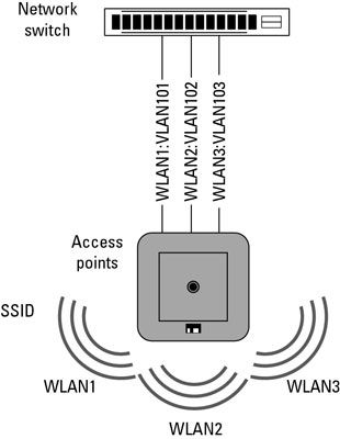 Photographie - SSID multiples avec un seul point d'accès (AP) de