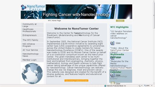 Photographie - La recherche en nanotechnologie au centre de nanotumor
