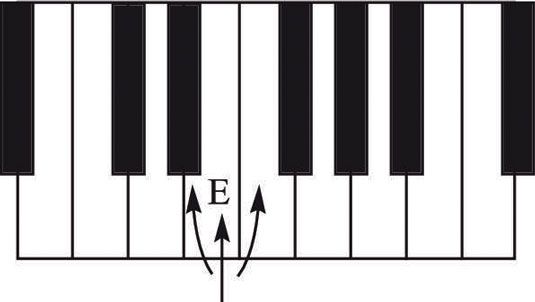 Photographie - Jouer demi-mesures et des étapes entières au piano ou au clavier
