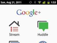 Affichage à Google + à partir d'un appareil mobile