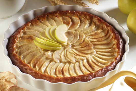 Photographie - Recette pour la tarte aux pommes (tarte tatin)