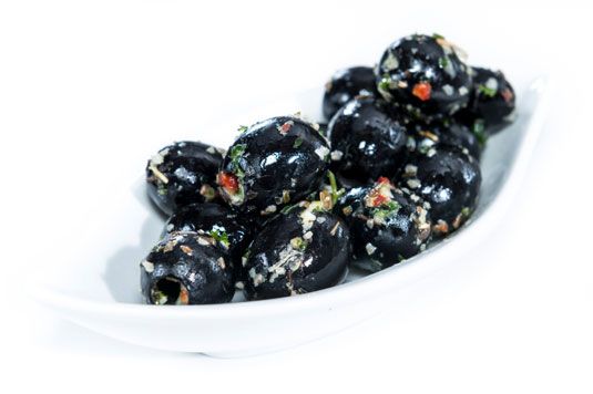 Photographie - Recette pour la Méditerranée olives noires épicées