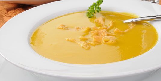 Photographie - Recette pour butternut thai soupe à la courge
