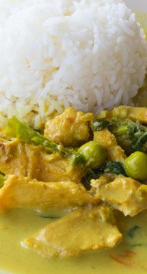 Photographie - Recette pour poulet au curry thaï