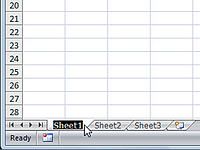 Photographie - Renommer une feuille de calcul Excel 2007
