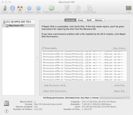 Photographie - Réparer un disque dur endommagé sur votre Mac avec l'utilitaire de disque