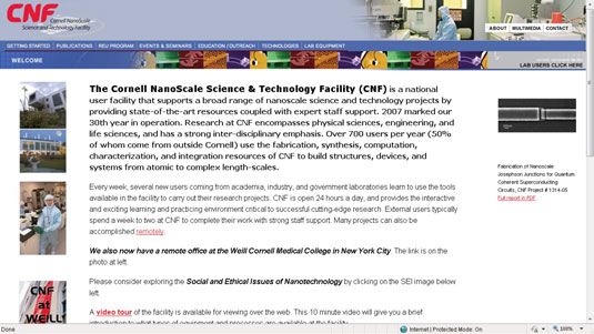 Photographie - Recherche au centre de science et technologie à l'échelle nanométrique de Cornell