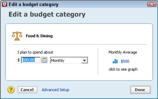 Photographie - Passez en revue vos options de budgétisation dans Quicken 2012