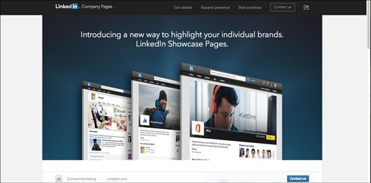Utilisez Pages Showcase pour mettre en évidence les produits individuels, des événements ou des services.