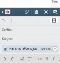 Envoyer un fichier de bureau à partir de votre Galaxy S 4