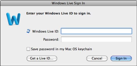 Photographie - L'inscription et la gestion de SkyDrive dans Office 2011 pour Mac