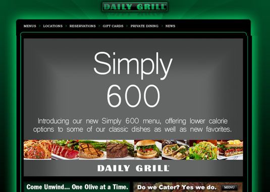 Le Daily Grill à Los Angeles souligne la saine alimentation.