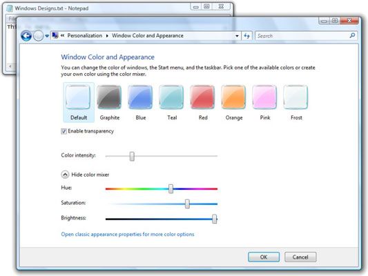 Photographie - Accélérer Windows Vista en désactivant l'effet de verre