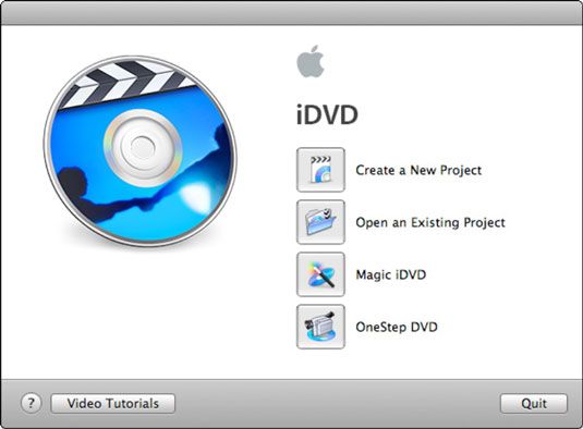 Photographie - Démarrez un nouveau projet DVD avec iDVD sur votre MacBook
