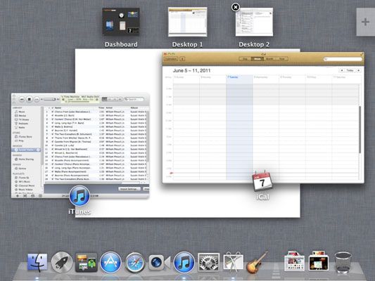 Photographie - La commutation entre les programmes sur votre MacBook