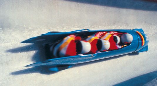 Photographie - Les événements de bobsleigh aux Jeux olympiques d'hiver