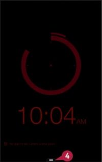 L'application de l'horloge's stopwatch and nightstand mode on your fire tablet