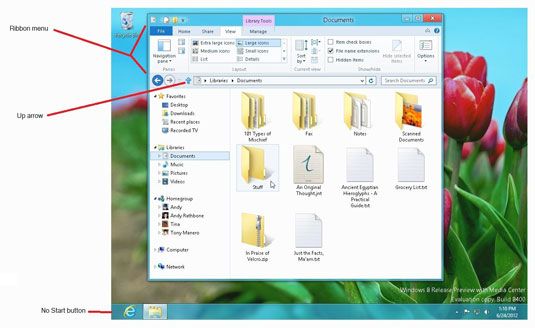 Dans Windows 8, le bureau Windows traditionnel vit comme une autre application.
