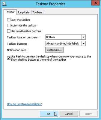 Photographie - Windows 8 barre des tâches: 5 façons d'obtenir le plus de fonctionnalités